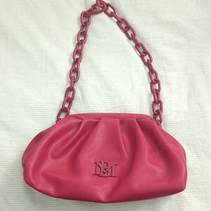 Red Badgley Mischka Shoulder Bag Or Clutch